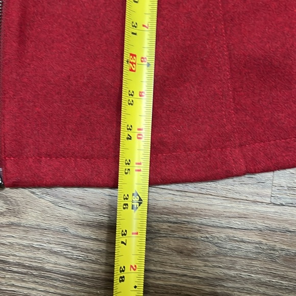 Torrid red coat/ size 1/ pockets/ Zipper - Picture 7 of 7
